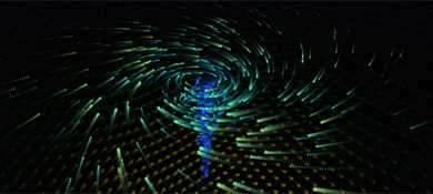 240行代码实现粒子漩涡特效